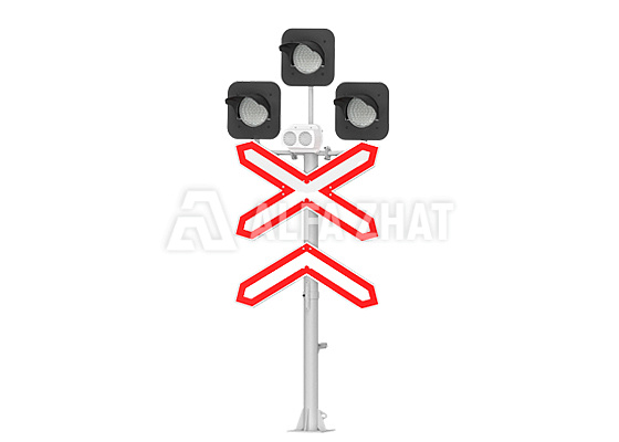 Einzelnstehendes Warnlichtsignal SP3-2 Einzelnstehendes Warnlichtsignal SP3-2