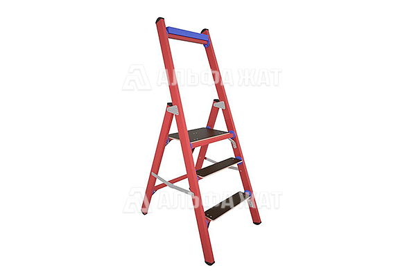 Стремянка стеклопластиковая с симметричной опорой исполнение «ЕВРО ТЕЛЕКОМ» ССД-0,7ЕТ