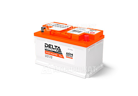 Стартерный аккумулятор Delta START MASTER AGM 1270