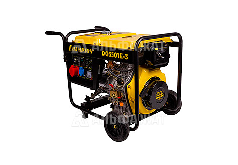 Дизельный генератор Champion DG6501E-3