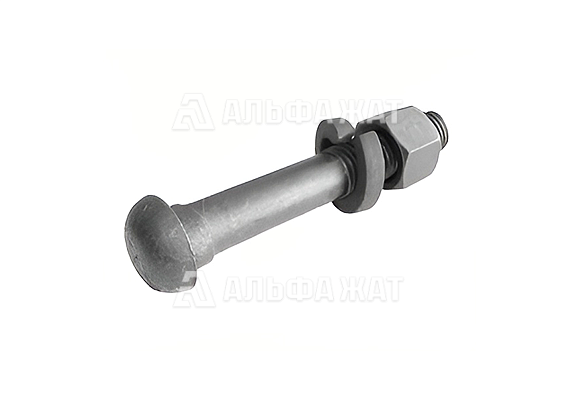 Болт стыковой М22х135 в сборе для накладок 1Р-43