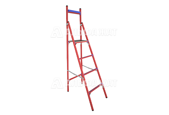 Стремянка стеклопластиковая с вертикальной опорой исполнение «ЕВРО» СВД-1,5Е