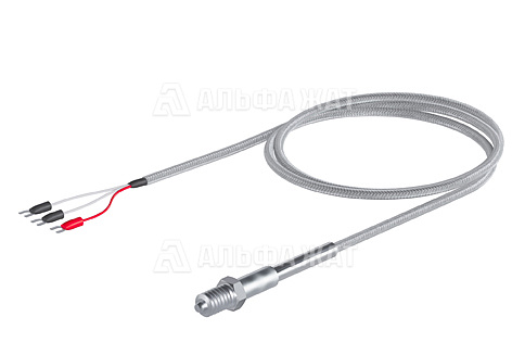 Температурный датчик c резьбовым креплением TW-V(IC) 2 мм (резьба UNC1/4, кабель 1,5 м)