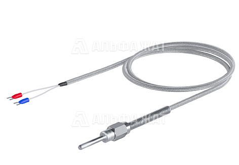 Температурный датчик c резьбовым креплением TW-N(IC) 4,8х30 мм (резьба PT1/8, кабель 2 м)