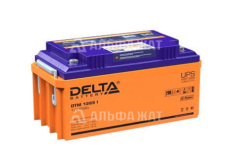 Свинцово-кислотный аккумулятор Delta DTM 1265 I