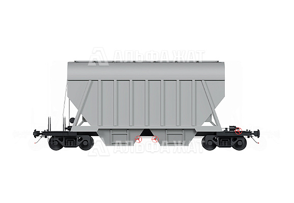 Вагон-хоппер для перевозки цемента и других сыпучих грузов 19-1272