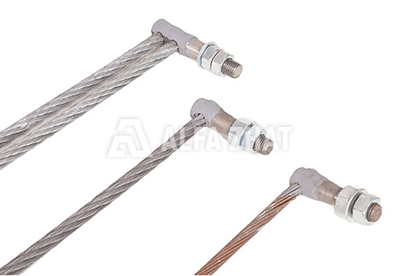 Electric traction connector for crosses