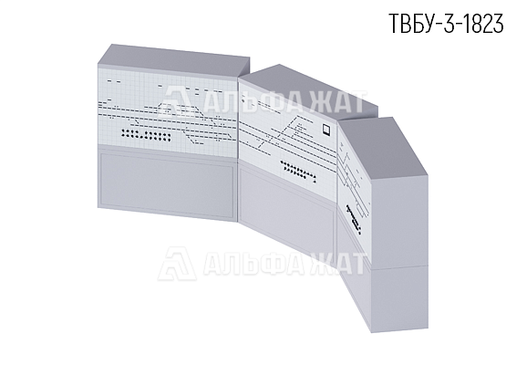 Табло выносное блочное унифицированное ТВБУ-3-1823
