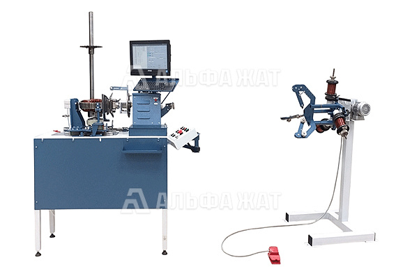 Станок для нанесения намотки ротора литцендратом СНР-250