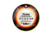 Изолента ПВХ KRANZ 0,13х15 мм, 25 м, желто-зеленая упаковка (5 роликов)