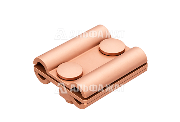Параллельный зажим с разделительной пластиной медный