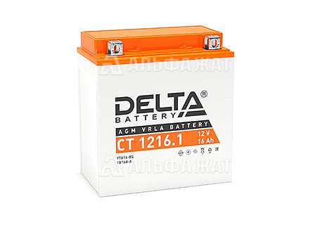 Стартерный аккумулятор Delta CT 1216.1