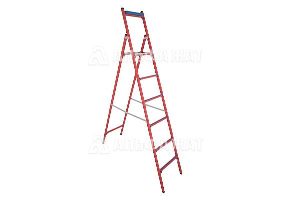 Стремянка стеклопластиковая с симметричной опорой исполнение «ЕВРО» ССД-2,0Е