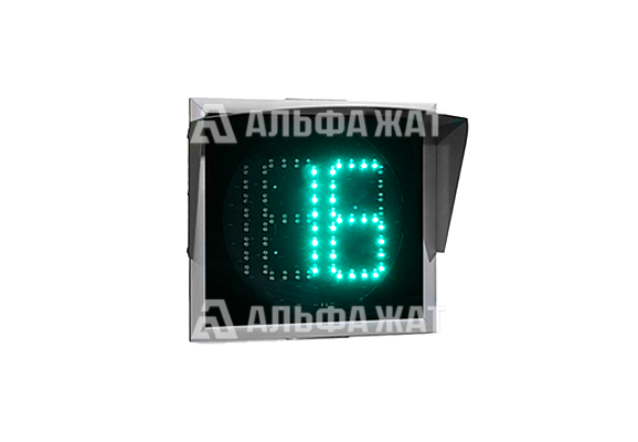 Табло обратного отсчета времени 300 мм (монолитный корпус)
