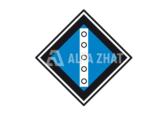 Railway sign «Lift Pantograph»