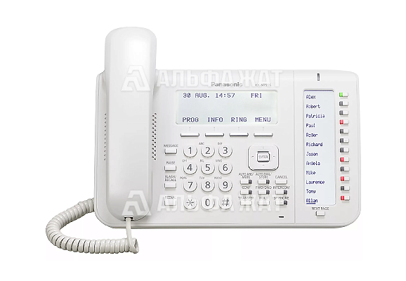 Системный IP-телефон Panasonic KX-NT556 белый