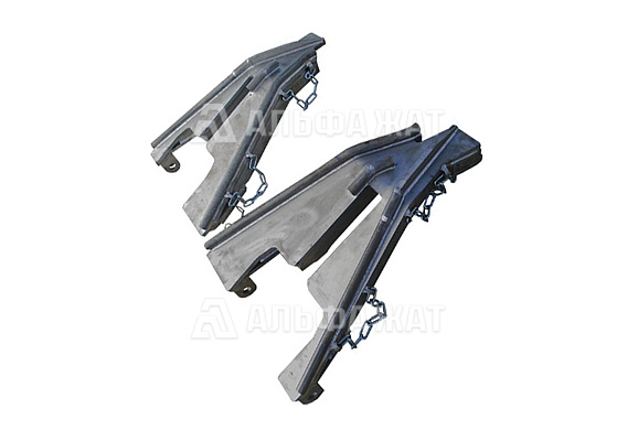 Башмак накаточный универсальный тип «Лягушка» титановый сварной проект 495ТС