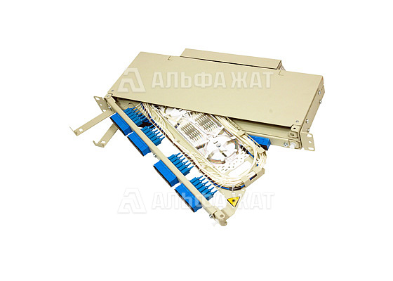 Кросс оптический поворотный ШКОС-2П-1U/2-48-SC48-SC/SM48-SC/UPC ВОКС-Ф