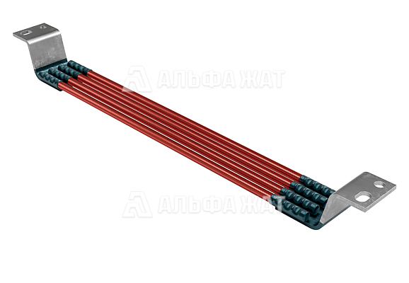 Перемычка междроссельная четырехдвухпроводная сталемедная эластичная ММСЭ-70х4-700 17360-30-00-00