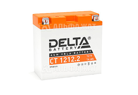 Стартерный аккумулятор Delta CT 1212.2