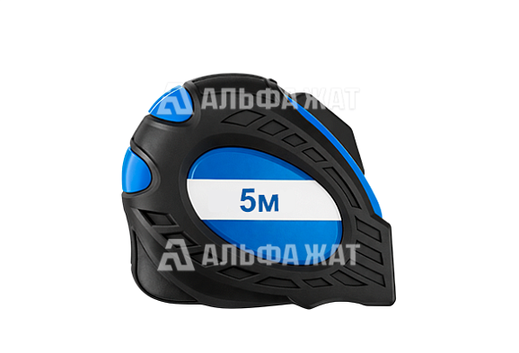 Рулетка измерительная 5 м из нержавеющей стали с прямоугольным торцом Р5Н3П