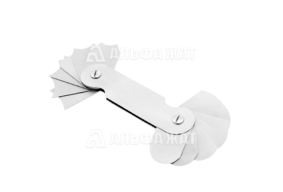 Набор радиусных шаблонов №2 (6 выпуклых, 6 вогнутых)