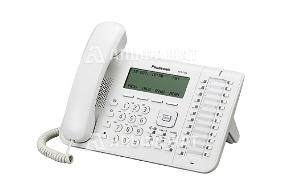 Системный IP-телефон Panasonic KX-NT546 белый