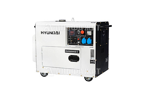 Дизельный генератор Hyundai DHY 8500SE-3