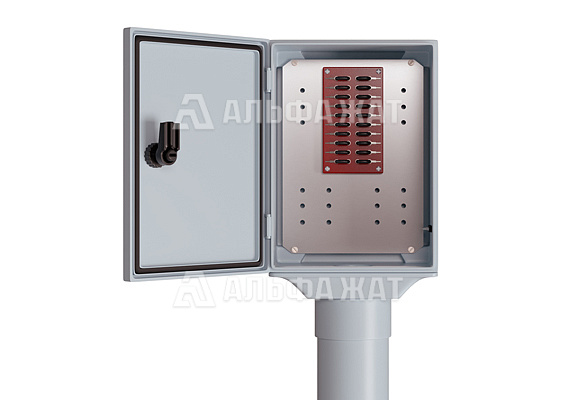 Диэлектрическая стойка коммутационной перегонной связи упрощенная ДСКПСУ ТС 04-02-01 с одним плинтом