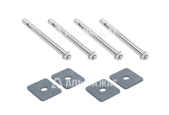 Комплект якорного крепления колодцев кабельных полимерных 1 (2)