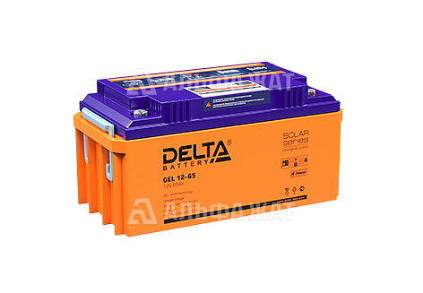 Свинцово-кислотный аккумулятор Delta GEL 12-65