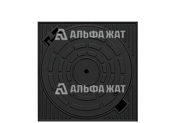 Люк квадратный из высокопрочного чугуна ВЧШГ Т (А 15 - С 250) В 2,7,8-60