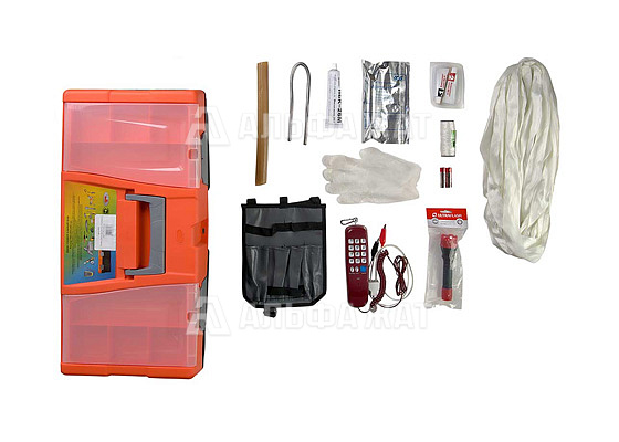 Комплект инструмента кабельщика-спайщика - 3 (02) (пластмассовый ящик)