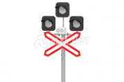 Einzelnstehendes Warnlichtsignal SP3-1 Einzelnstehendes Warnlichtsignal SP3-1