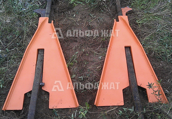 Башмак накаточный узкоколейный тип «Лягушка» проект 100 УСС стальной сварной