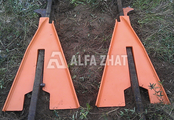 Schuhrändelung Schmalspur Typ «Frosch» Projekt 100 USS geschweißter Stahl