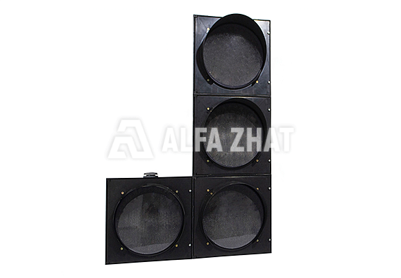 Кері уақыт санағы таблосынан Т.1.Л.2 көлік бағдаршамы (көлемді корпус)