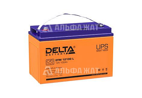 Свинцово-кислотный аккумулятор Delta DTM 12100 L