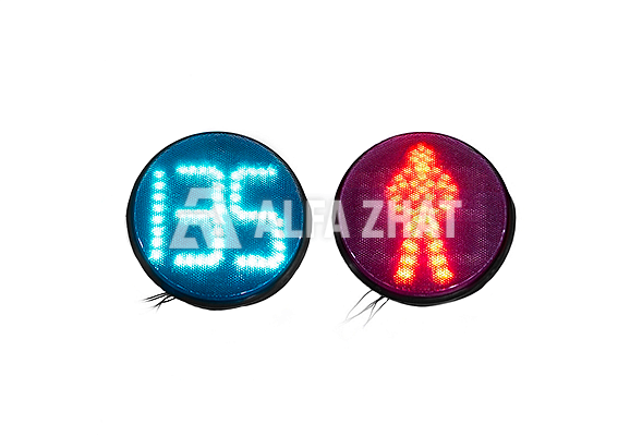 Lichtblock 300 mm für die Fußgängerampel mit Countdown-Tafel grün