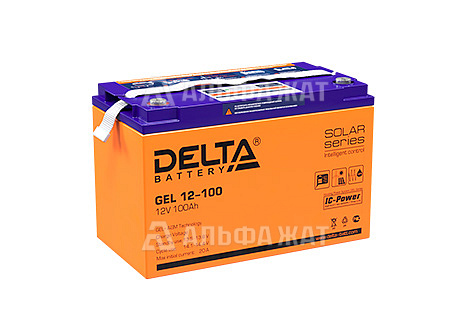 Свинцово-кислотный аккумулятор Delta GEL 12-100