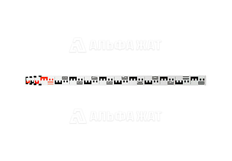 Рейка нивелирная RGK TS-4 с поверкой