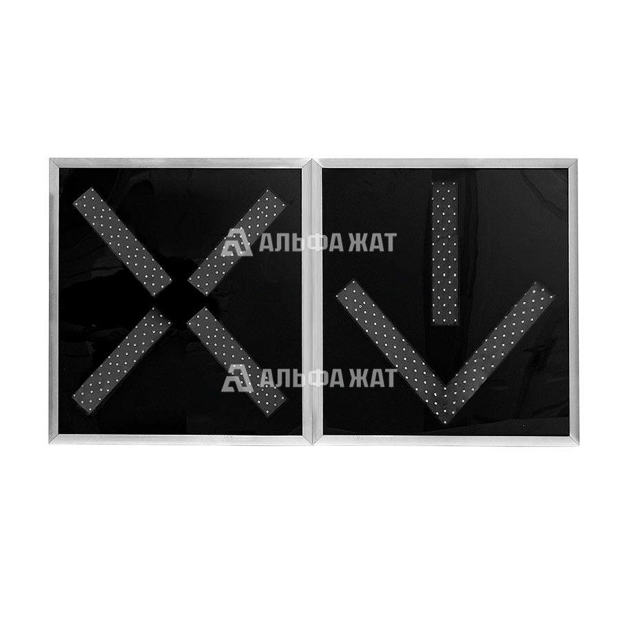 Транспортный светофор Т.4 реверсивный (монолитный корпус)