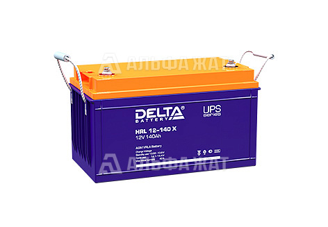 Свинцово-кислотный аккумулятор Delta HRL 12-140 X