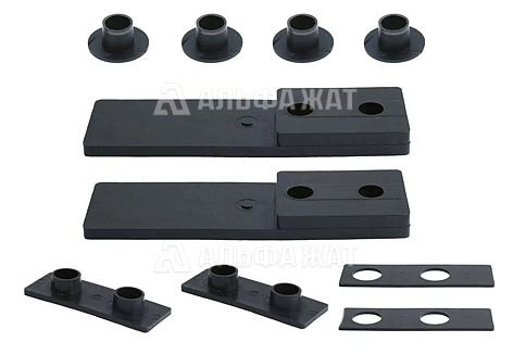 Детали изоляции фундаментных угольников стрелочных гарнитур (стрелочного привода) рельсов Р-65 (полиамид)