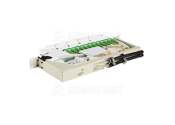 Кросс оптический поворотный ШКОС-2ФП-1U/2-48SC-48SC/APS-48SC/APS