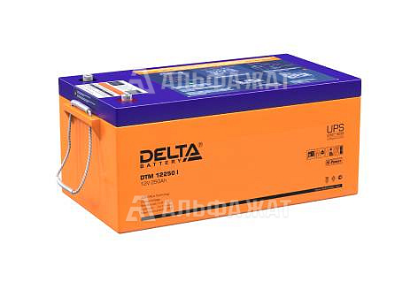 Свинцово-кислотный аккумулятор Delta DTM 12250 I