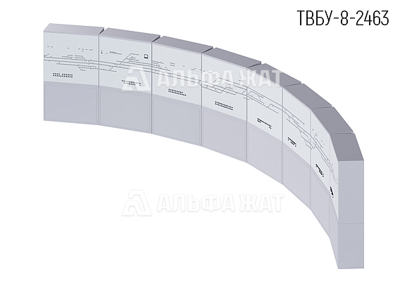 Табло выносное блочное унифицированное ТВБУ-8-2463