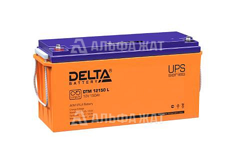 Свинцово-кислотный аккумулятор Delta DTM 12150 L