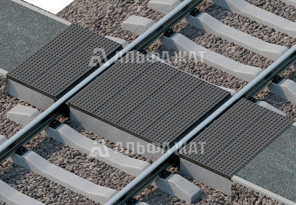 Резиножелезобетонный настил 1,625 м