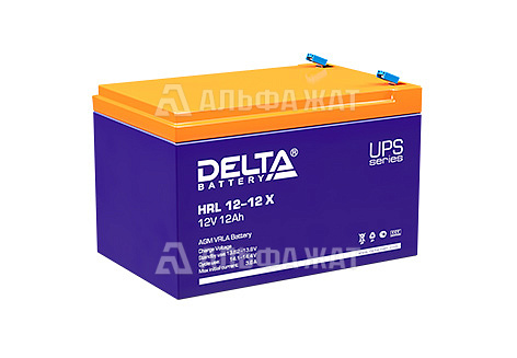Свинцово-кислотный аккумулятор Delta HRL 12-12 X